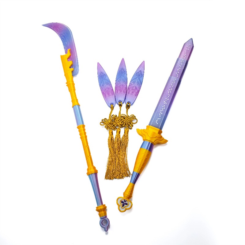 Cosplay Prop Dagger - Sembollü Sıcak Kılıç Kostüm Rol Yapma