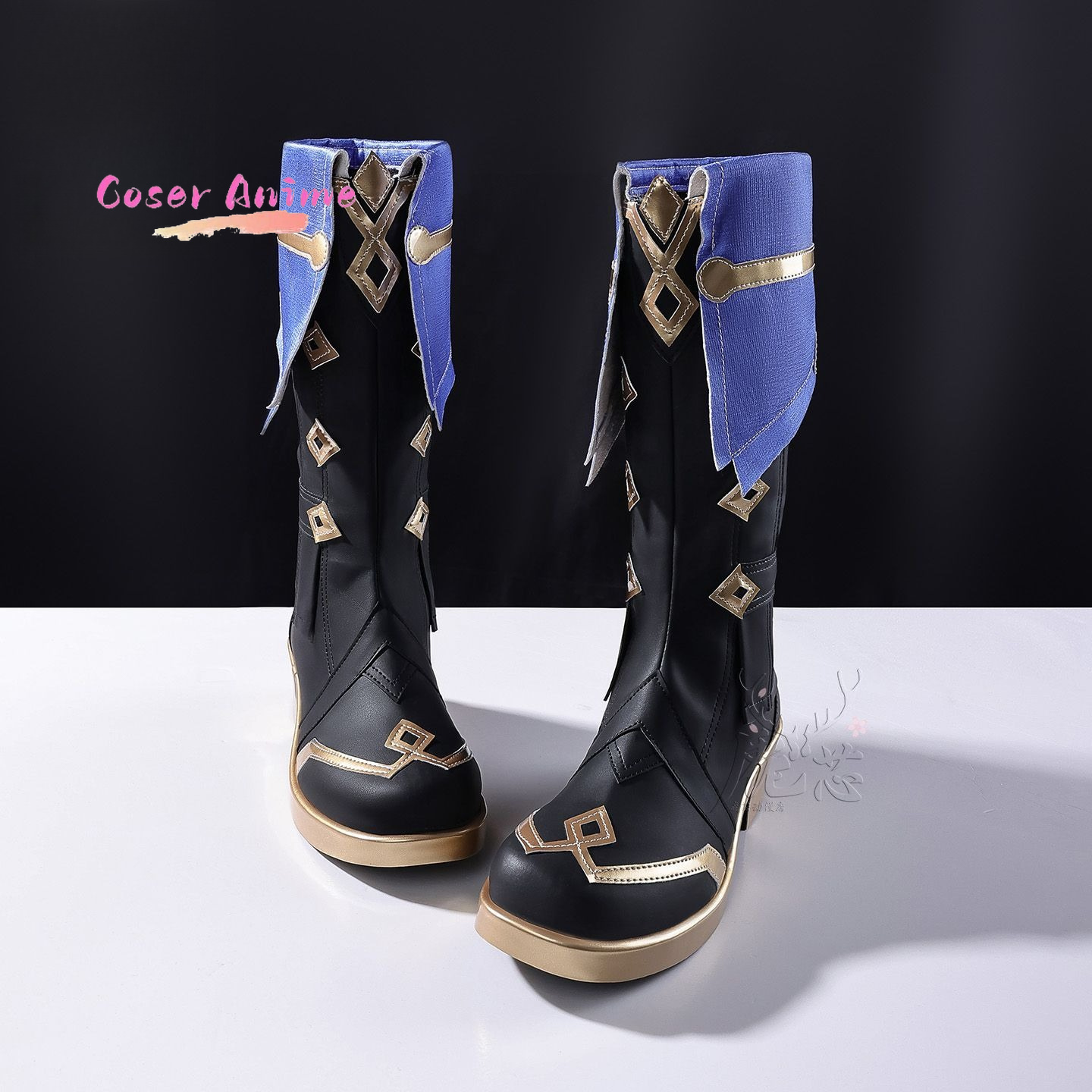 Cosplay Prop Making - Oyun Genshin Impact Mitya Cosplay Ayakkabıları,
