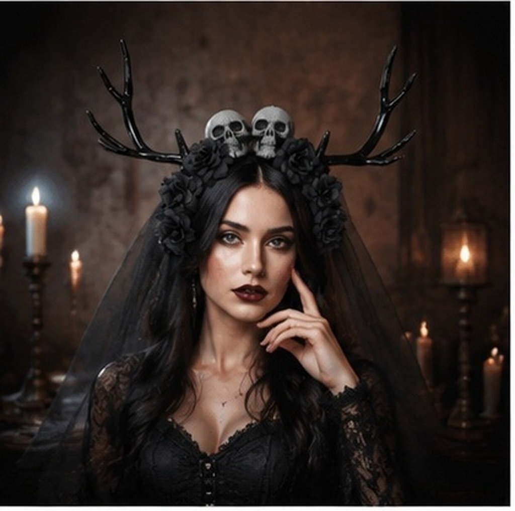 Easy Cosplay Prop - Kadınlar için Antler Taç, Cadılar Bayramı