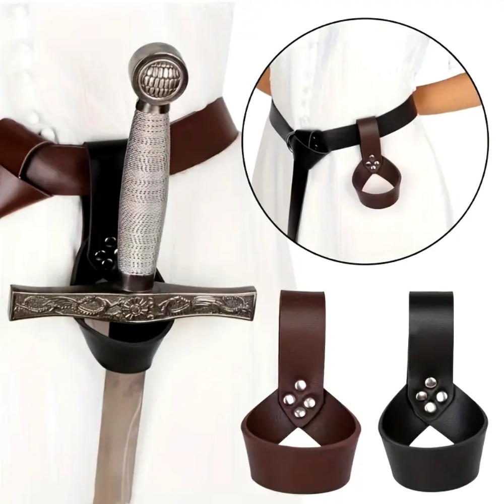 Cosplay Prop Dagger - Orta Çağ Şövalyesi Viking Kılıcı Kılıfı