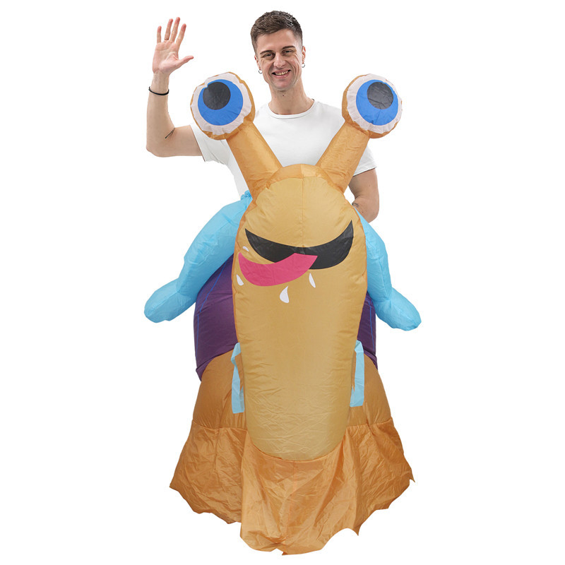 Cosplay Prop - Sürülüp Gezilen Salyangoz Şeklinde Şişirilebilir Kostümler,
