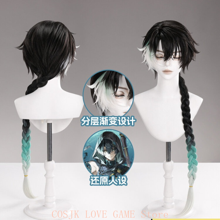 Cosplay Prop Making - Wuthering Waves Oyunu Jingran Cosplay Peruk
