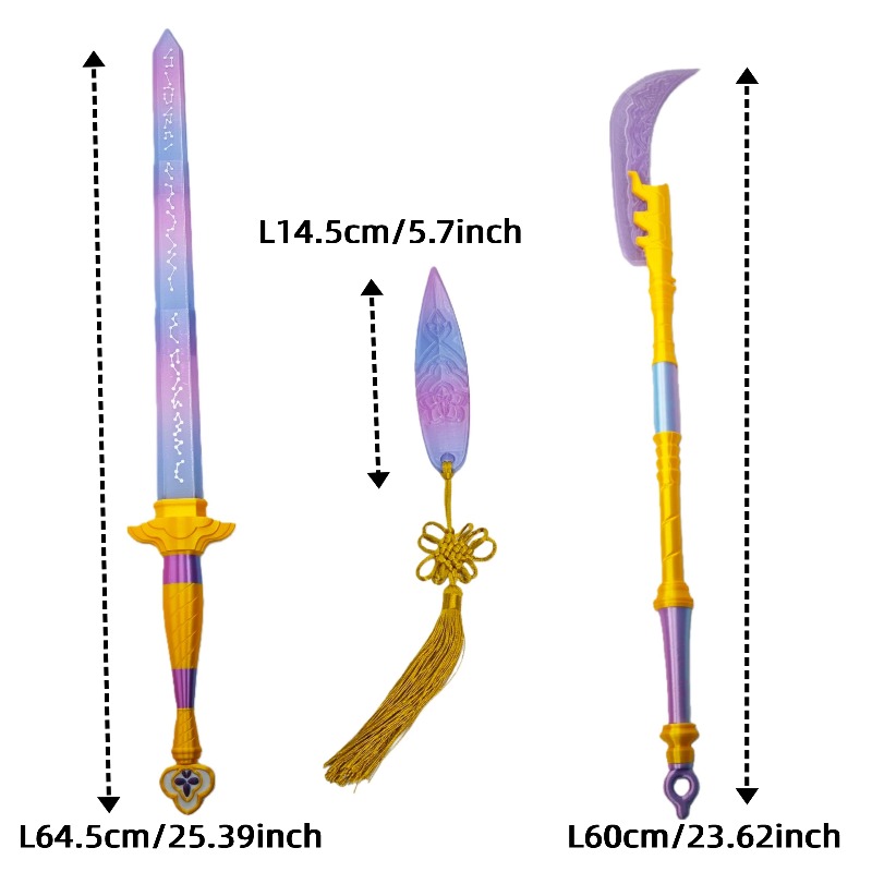 Sembollü Sıcak Kılıç Kostüm Ro - Cosplay Prop Dagger incelemesi ve fiyatı