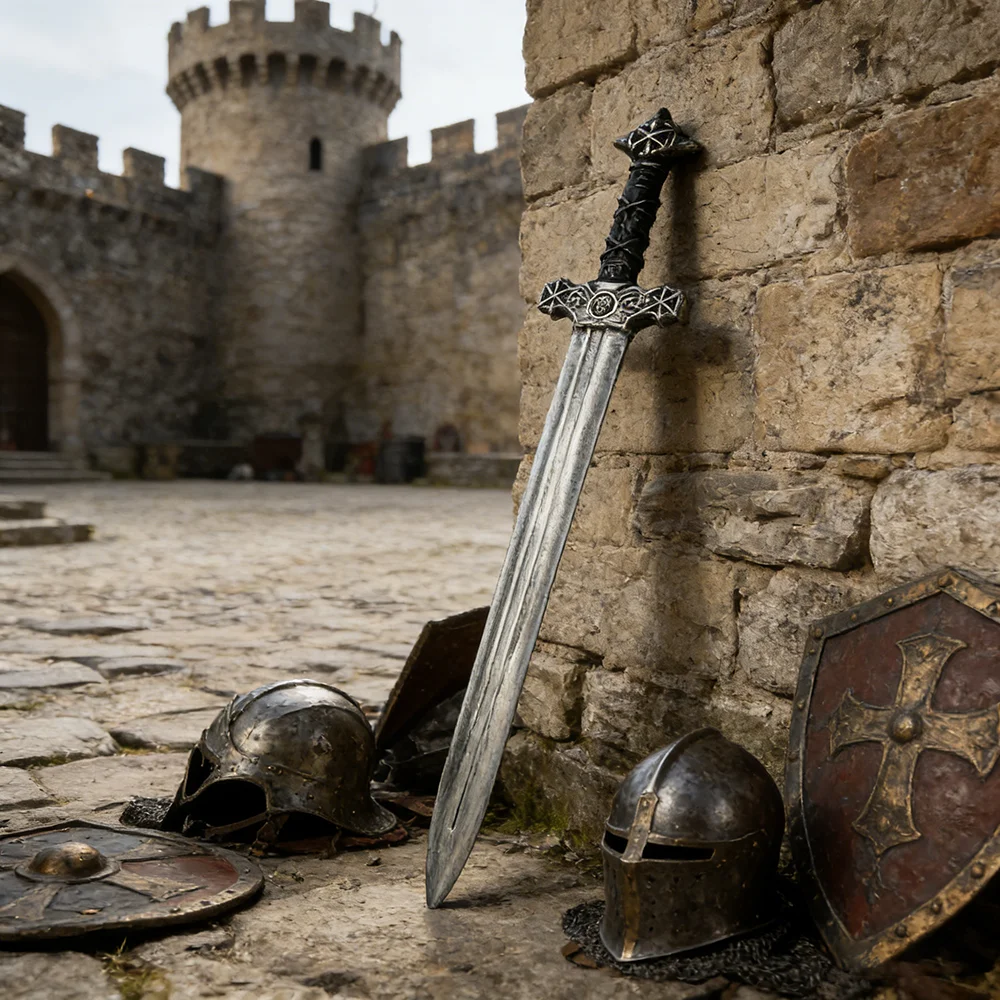 60cm Ortaçağ Şövalye Kılıcı Re - Cosplay Prop Dagger incelemesi ve fiyatı